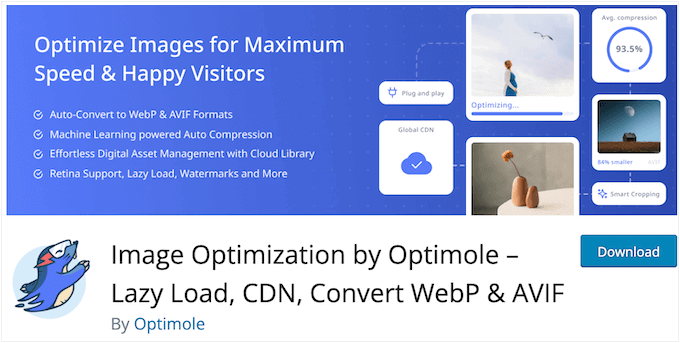 Optimole review: Free image optimization WordPress plugin