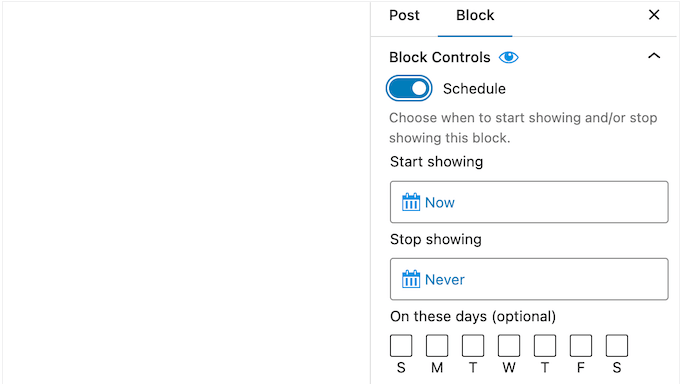 Scheduling your PublishPress blocks and content 