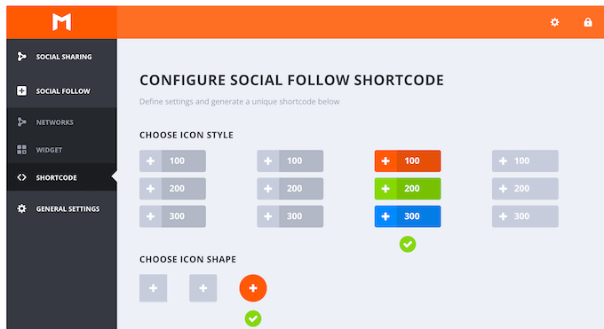 Customizing the social media follower count in WordPress