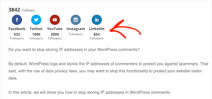 How to display your social follower count on a WordPress website, blog, or online store