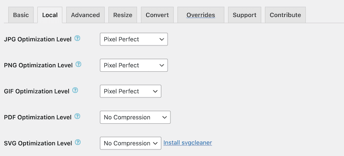 Enabling lossless compression on your WordPress website, blog, or online marketplace 