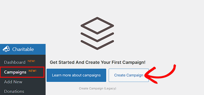 Click Create Campaign button