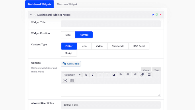 How to create custom dashboard widgets in WordPress