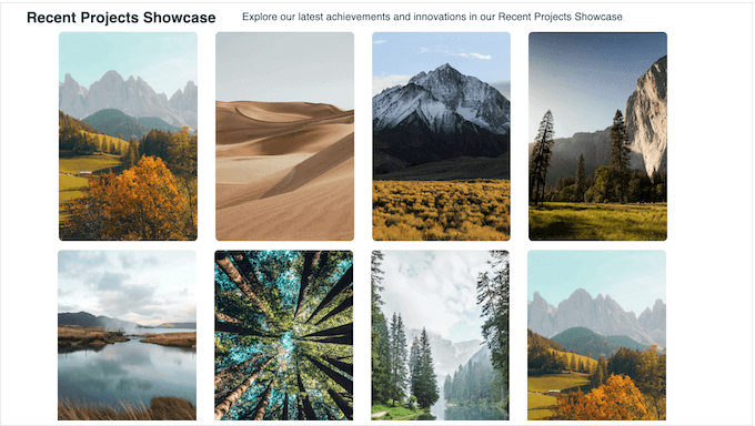 Adding an image gallery to your website
