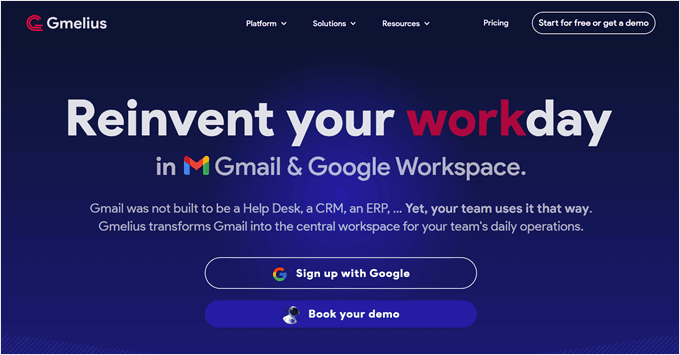 Gmelius, shared inbox tool for Gmail