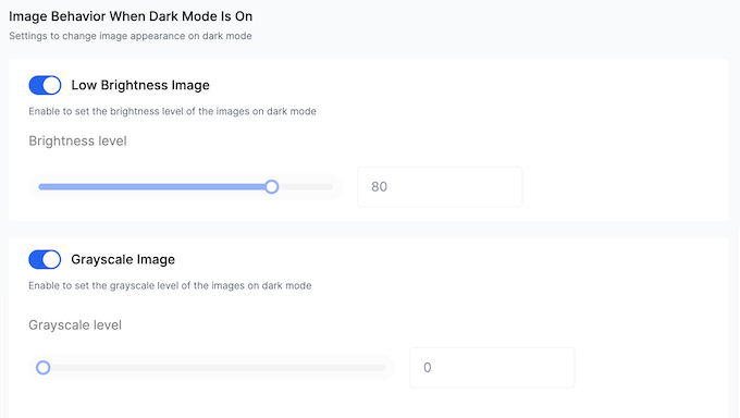 Automatically adjusting the brightness on a WordPress image