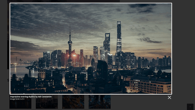 How to create a lighbox gallery in WordPress