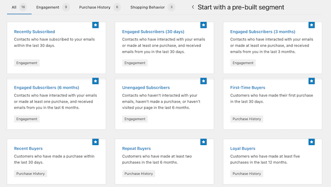 Segmenting your WordPress mailing list