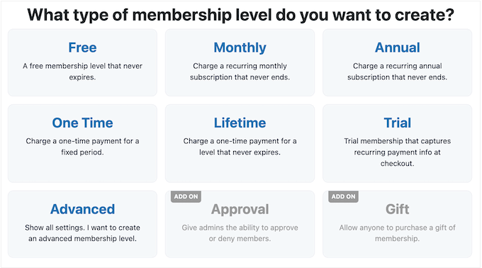 Paid Memberships Pro's ready-made membership templates