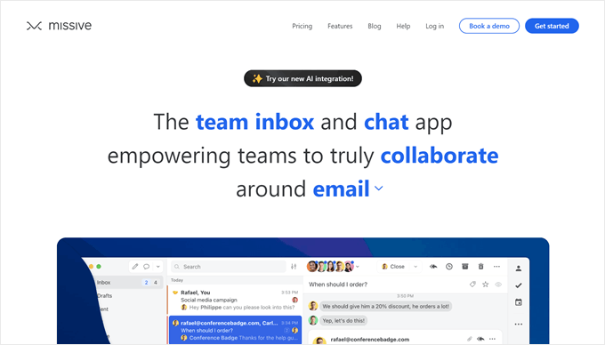 Missive, shared inbox tool