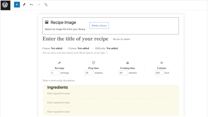 How to add recipes to your WordPress blog or website