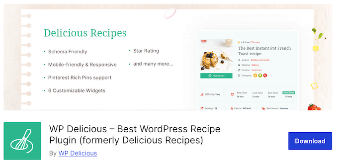 The WP Delicious WordPress plugin