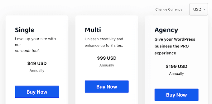 The Conditional Blocks pricing and plans