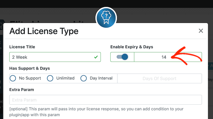 Adding an expiration date to your digital product license 