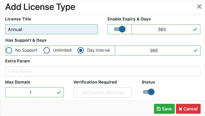 Creating one-time licenses, multi-domain licenses, and more