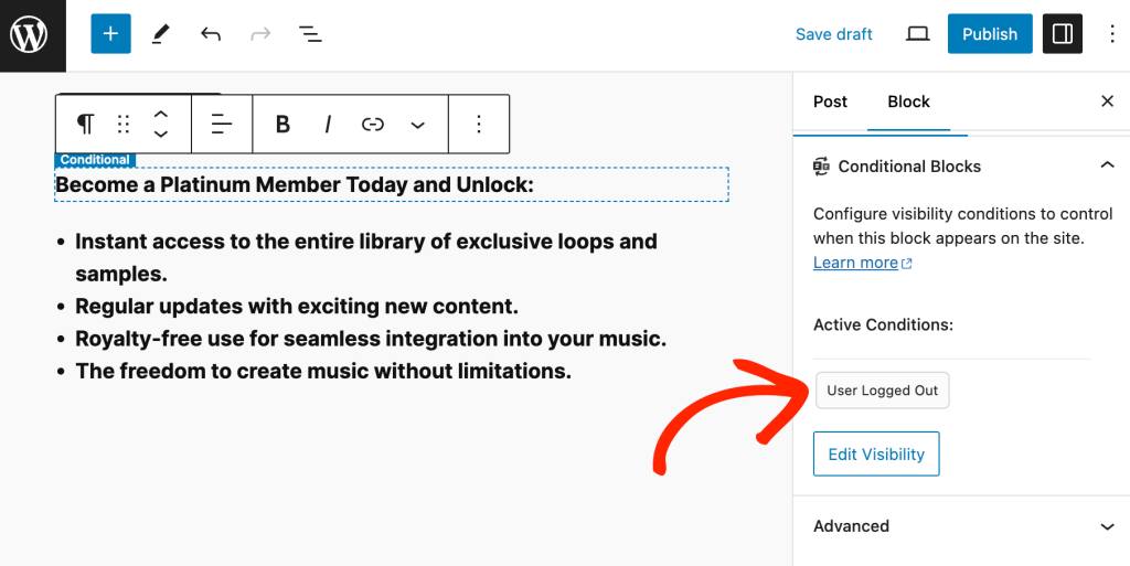 Creating unique content for logged-out users