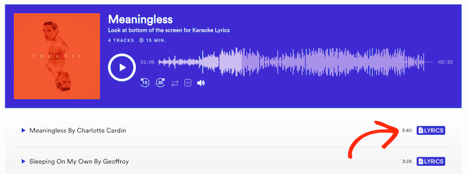How to show song lyrics in real time on your WordPress website