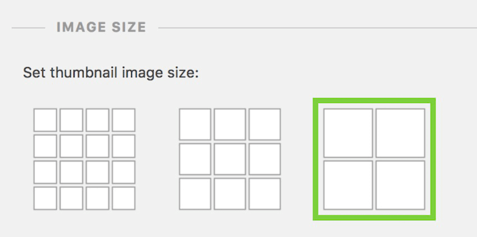 Changing the size of your image thumbnails in WordPress