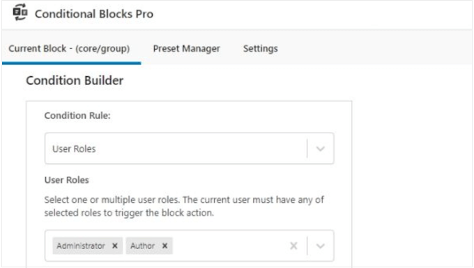 Restricting content based on WordPress user roles