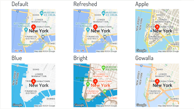 Adding a custom color scheme to a Google Map