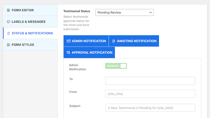 How to set up email notifications for your website