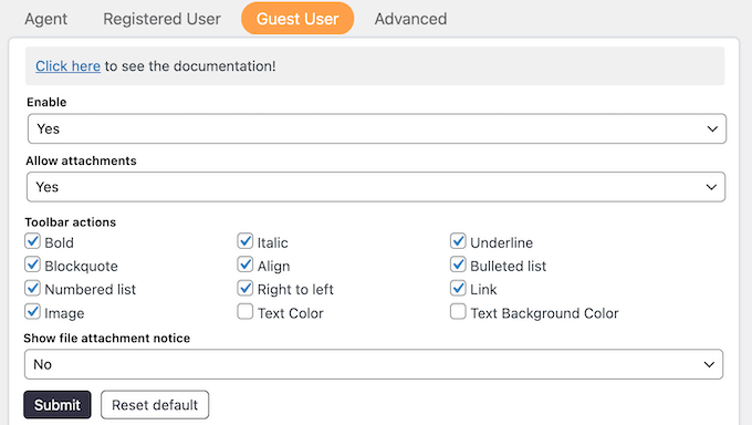 How to accept support requests from guests