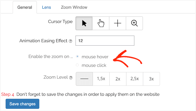 How to trigger a popup on click or on mouse hover