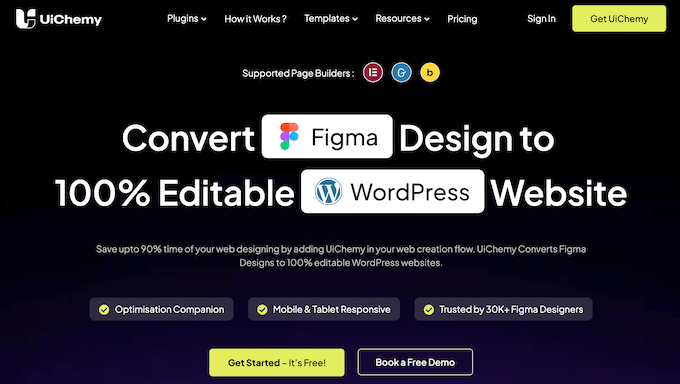 UiChemy Review: The Right Figma to WordPress Converter for You?