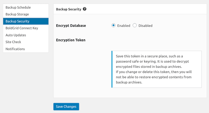 How to encrypt your WordPress database