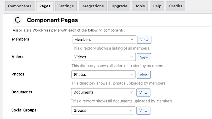 Creating membership, login, and registration pages for your community portal