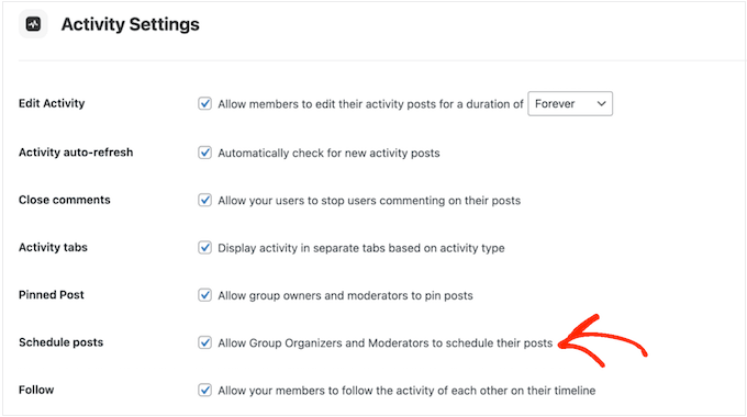 Scheduling posts for your social network