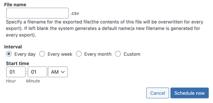 How to schedule data imports for your online store