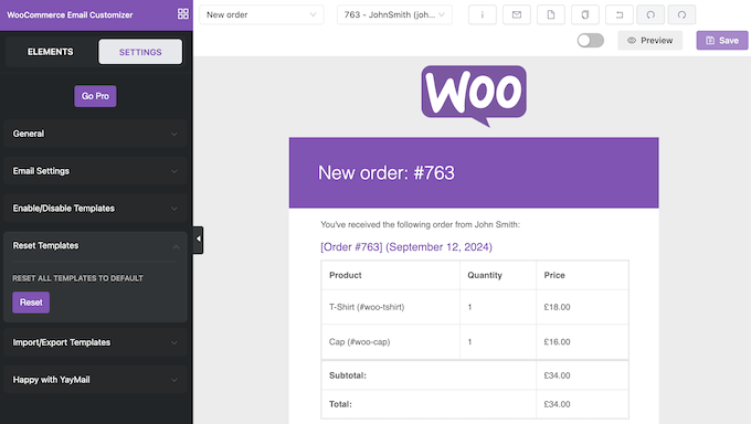 Customizing the built-in WooCommerce emails