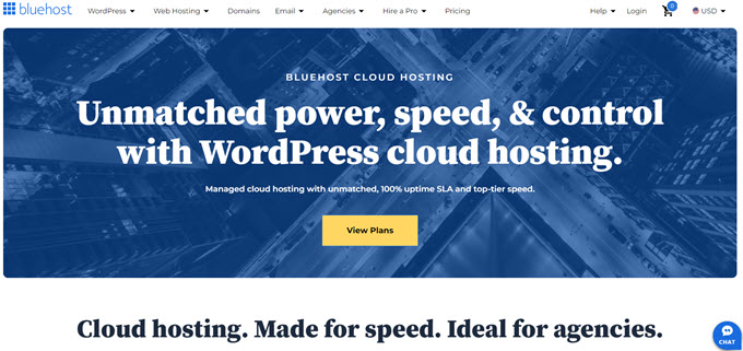 bluehost cloud