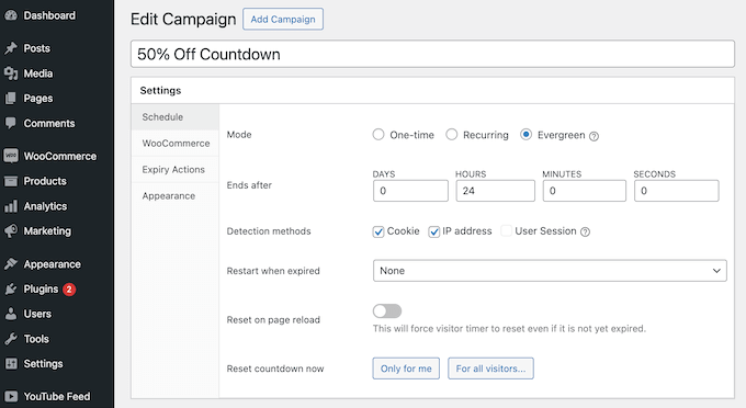 How to create a countdown timer using WordPress and HurryTimer