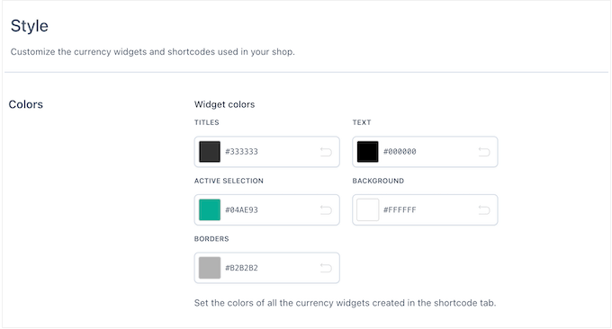 How to customize a WooCommerce currency switcher