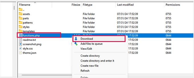 Téléchargez le fichier des fonctions