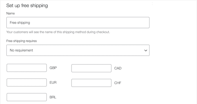 How to create different shipping fees based on the visitor's geographical location