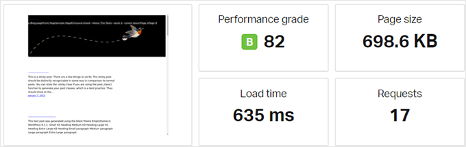 Kinsta Speed Test