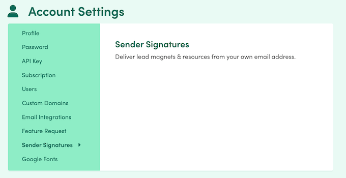 Sending lead magnets from your own email address