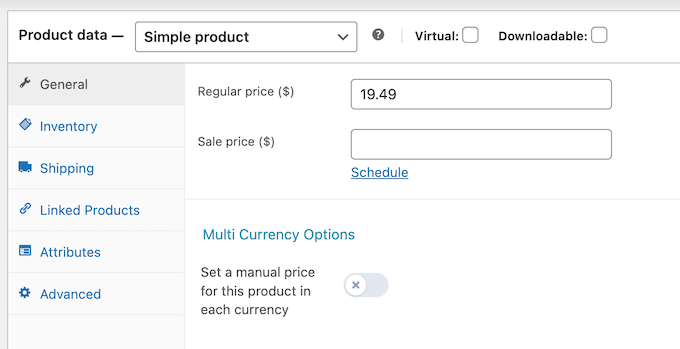 How to add multiple prices to a single product