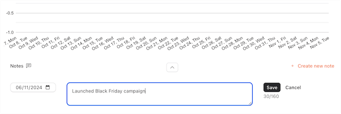 How to add notes to your Google Analytics reports