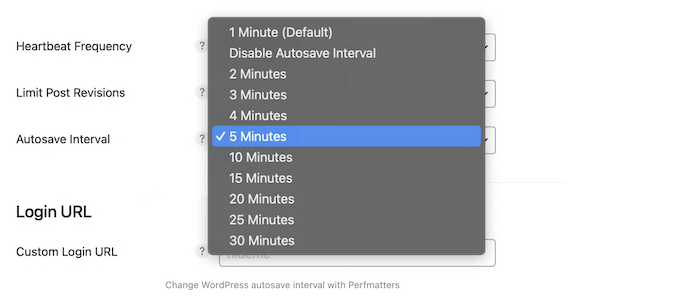 Changing the autosave interval on your WordPress blog or website 