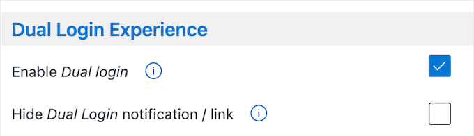 Enabling dual login for your WordPress blog or website
