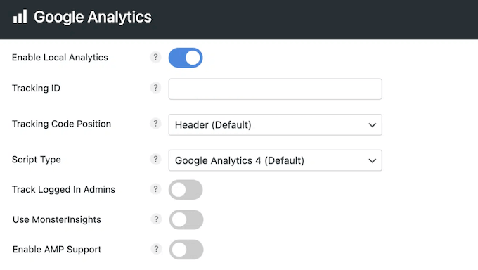 How to host Google Analytics locally 