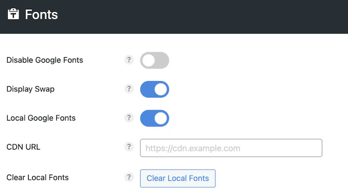 How to load Google Fonts locally 