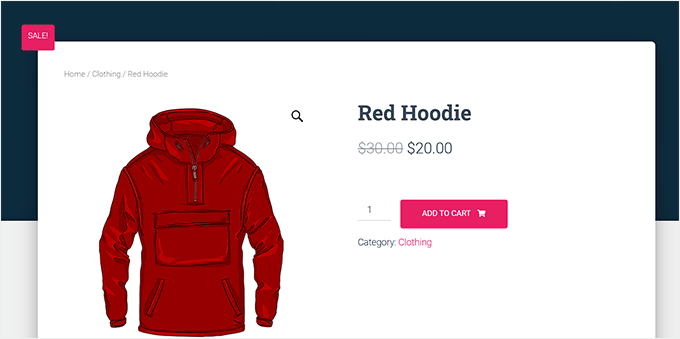 Product preview in WooCommerce