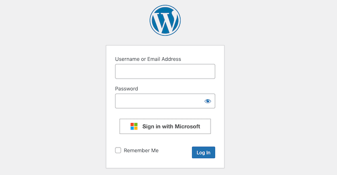 Enabling single sign-on for WordPress