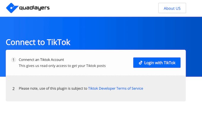 How to connect WordPress to your TikTok account