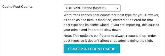 How to cache post counts in WordPress